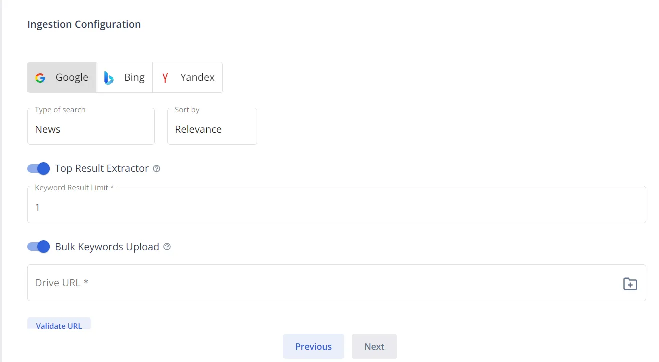 Search Engine Crawler - Enhancements