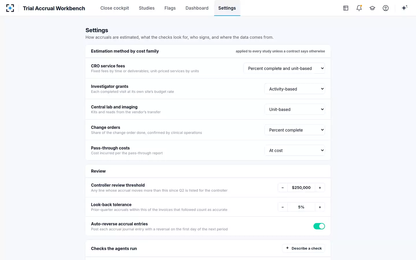 Clinical Trial Accrual Workbench — Your accrual policy