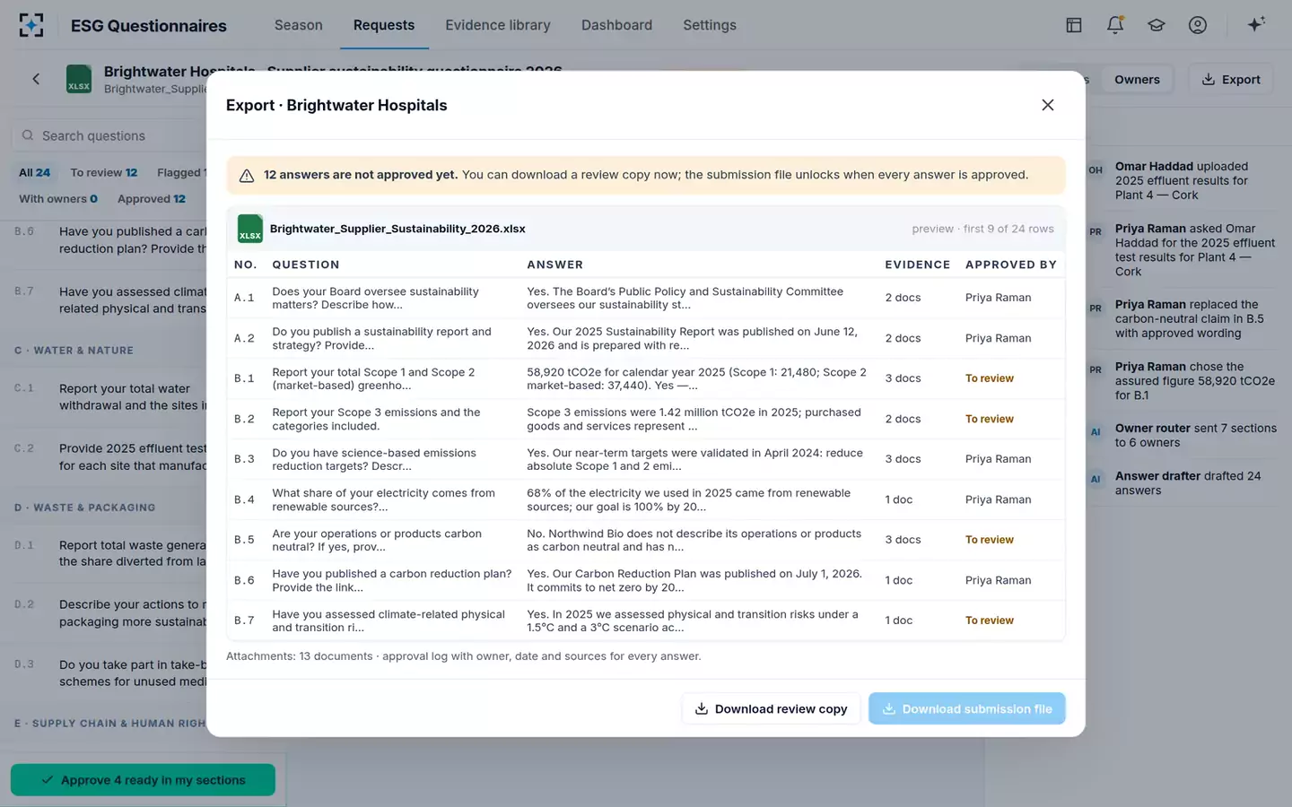 ESG Questionnaire Auto-Responder — The submission file