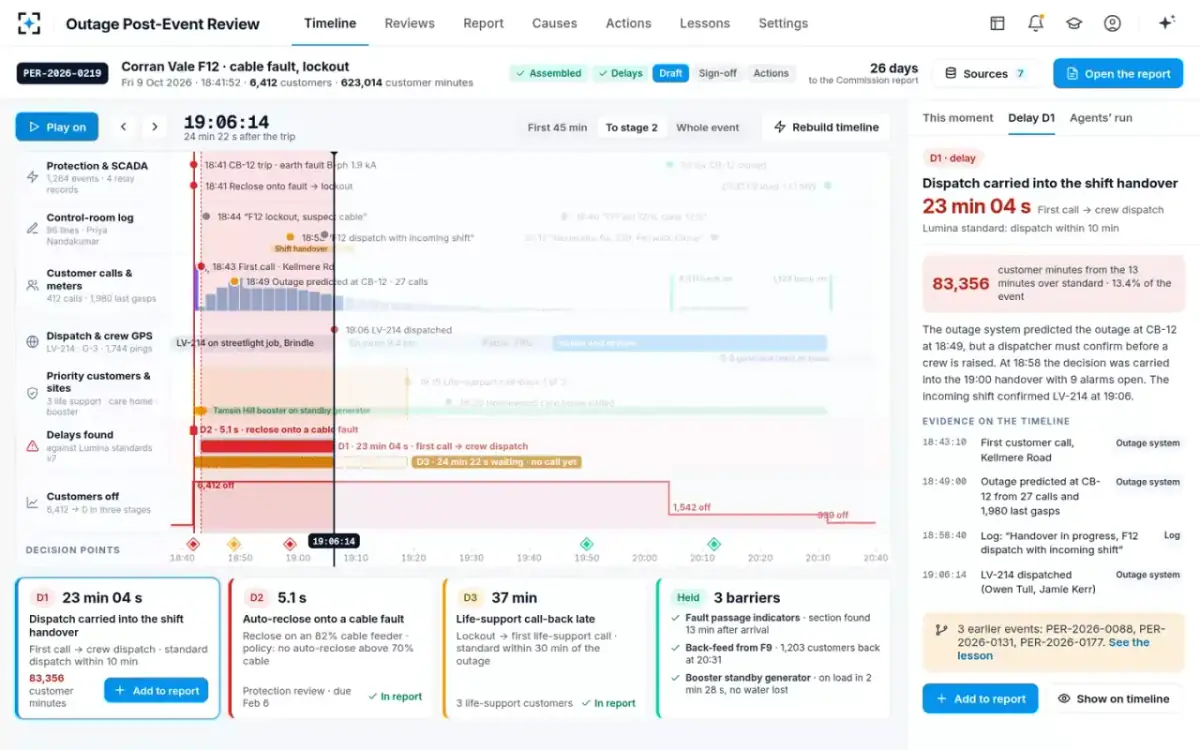 Outage Post-Event Review — A delay, explained
