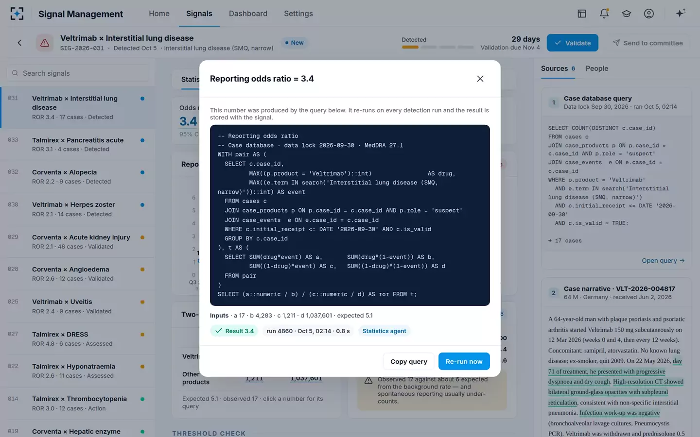 Signal Management — The query behind a number