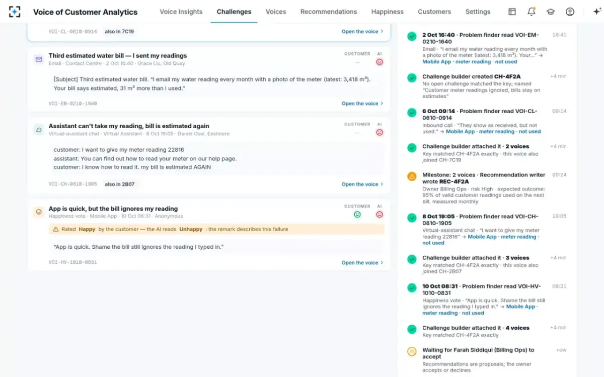 Voice of Customer Analytics — How the challenge was built