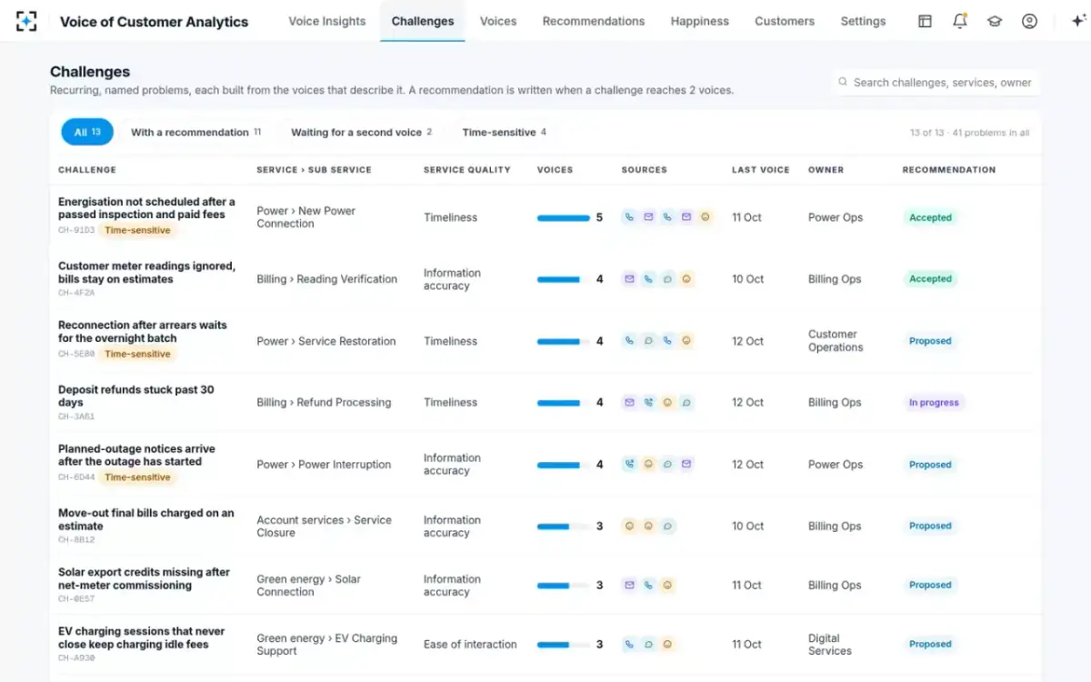Voice of Customer Analytics — Challenges